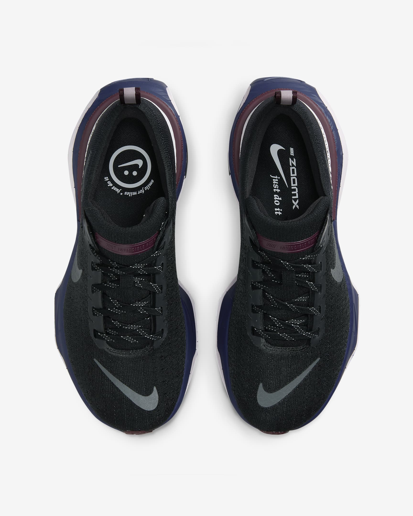 Nike Women's Invincible 3 Black/Night Maroon/Purple Ink/Iron Nike Women's Invincible 3 Black/Night Maroon/Purple Ink/Iron