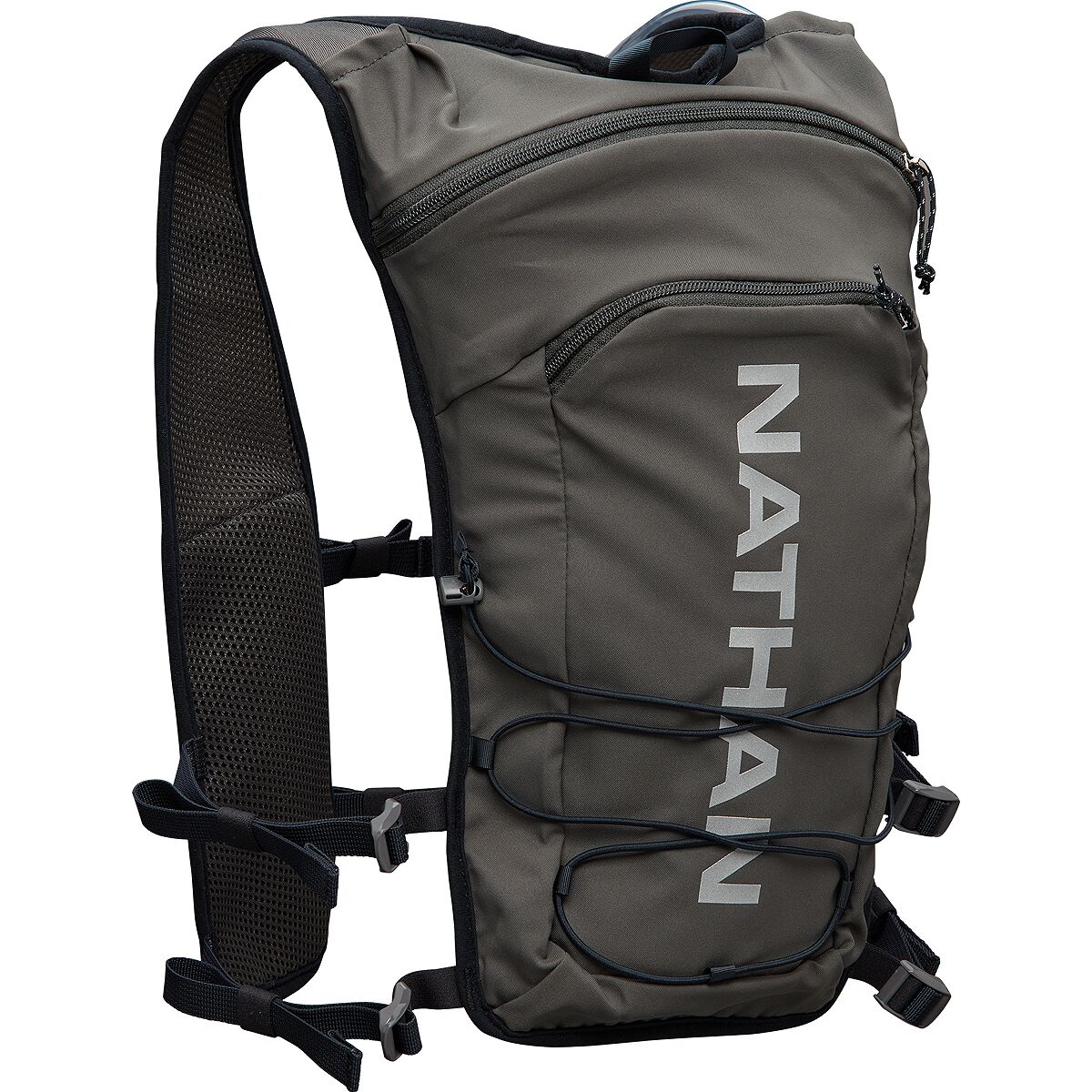 Nathan QuickStart 2.0 6L Hydration Pack Charcoal Reflective Silver