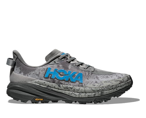 HOKA MEN'S SPEEDGOAT 6 GALACTIC GREY/HOKA BLUE