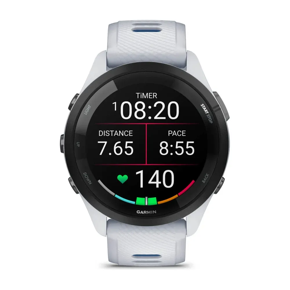 Garmin Forerunner 265 Whitestone w/Tidal Blue