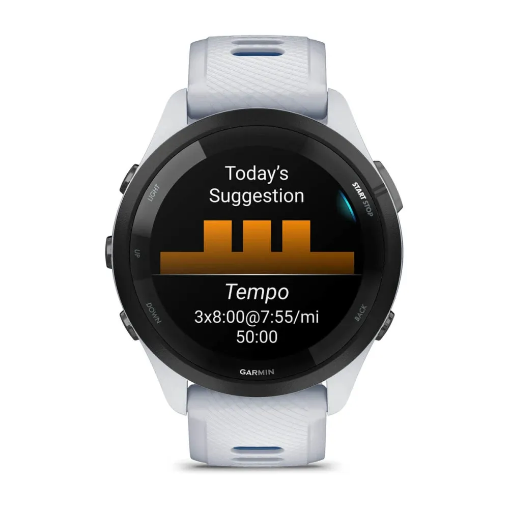 GARMIN forerunner 265 ホワイト Forerunner 265 - GPS Marathon Smartwatch For Runner (White