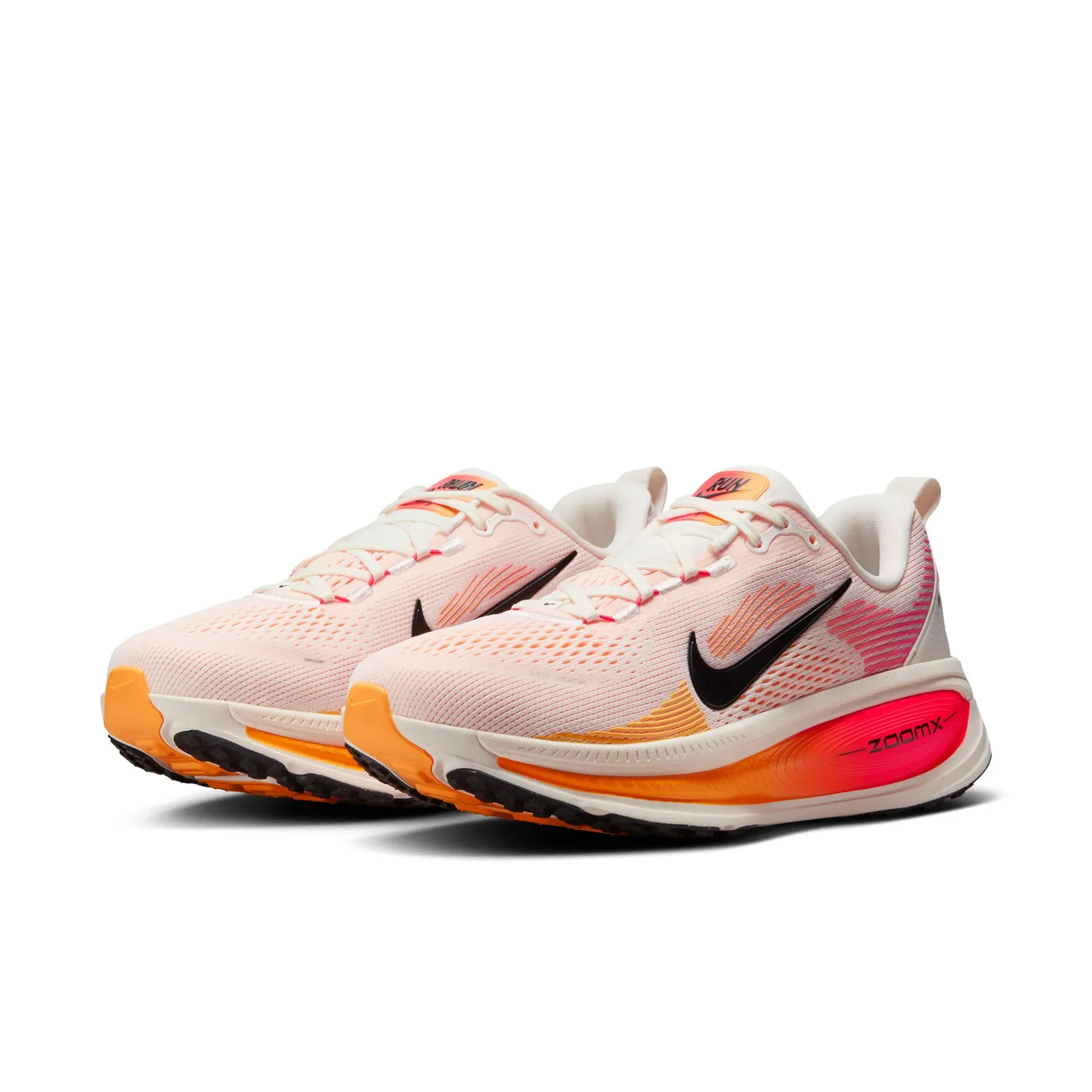 Nike Women's Vomero 18 Sail/Bright Crimson/Laser Orange